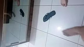 Tanned beauty gets spanked and fucked on camera
