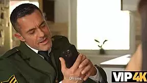 vip4k soldier scores with stunning european beauty