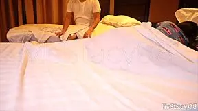 Hey, why did my 18yo Filipina roommate wake up to this?