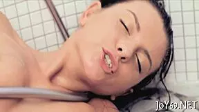 honey grabs toy for wet pussy fingering