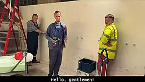 Teen has orgasms at work