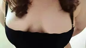 Nicole Teases with Her Fat Ass in Bathroom Play