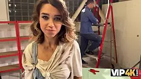 Teen has orgasms at work