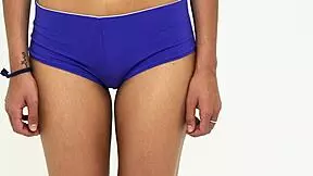 Khalifa's Booty Shines in Vintage Ebony Teen Scene