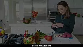 Family friendly thanksgiving gathering with aften opal, alix lynx, codey steele, and tommy gunn