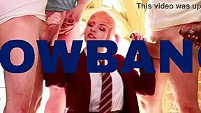 Eighteen-Year-Old Student Delivers Amazing Blowjob at Costume Party