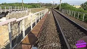Grabbing a bite on the train