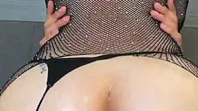 blonde babe takes big black cock in fat ass