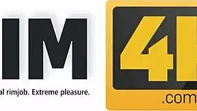 Brunette teen mistress gets rimjob in stockings. Russian beauty loves ass licking fetish.