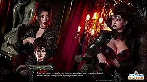 Countess in red gets big cock