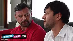 Riley Star And Serena Santos Ride Preston Parker And Sergeant Miles In Facetime Fuck Session.