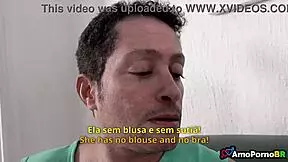 Alone At Home With Brunette Teen For Blowjob And Anal.