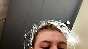 extreme public masturbation with anal plug deep insertion and cum on cam.