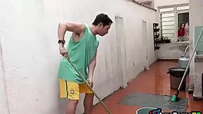 Alone At Home With Brunette Teen For Blowjob And Anal.