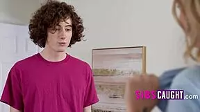 Stepsis Bares Pussy And Rides With Underwear On