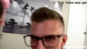 Teen Myra moans as Oliver Faze and Juan Loco pound her on the sofa.