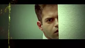 Hot blue eyed amateur gets tight pussy fucked POV in shower