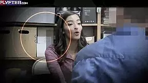 Hot blue eyed amateur gets tight pussy fucked POV in shower