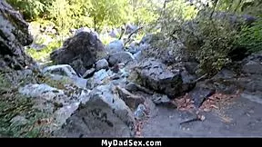 Horny Hiking Turns into Bent-Over Fucking with Stepdad
