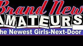 skinny blonde raelyn gets pussy fucked in pov, bent over, then swallows cumshot.