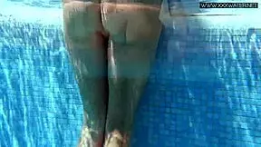 Stunning Russian Pornstar Mary Kalisy Sizzles by Pool