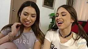 Riley Reid and Melissa Moore battle in fierce tugjob rivalry!