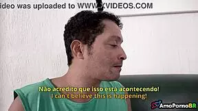 i was alone at home with the skinny brunette teen on saturday afternoon, and she gave a taboo blowjob to her daddy uncle