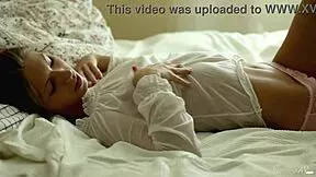 Stunning Tanned Teen Anjelica Fingers Her Wet Shaved Pussy Solo