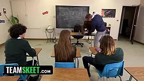 Innocent Girl Turned into a Sex Ed Prop for Gangbang Lessons