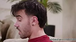 Slutty but very horny teen brunette sucks huge cock and fucks it rough