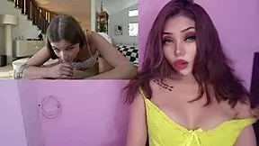 Petite step-sister cheats with her brother in sex lessons