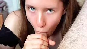 Blowjob And Rimjob For A Lucky Guy - Pushing My Tongue Inside His Asshole