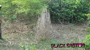 Desi Melanie says, 'Let's fuck in the palmfruit farm.'