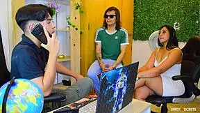 Helping boyfriend pay debt through roleplay