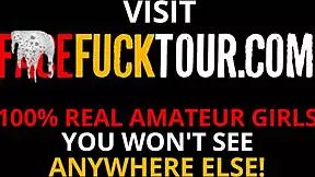 Latina babe gets rough sloppy throat fuck from massive cock tourist 😈