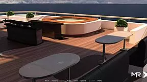 Waterworld E1 21: Tight Swimsuit Sex in Cabin