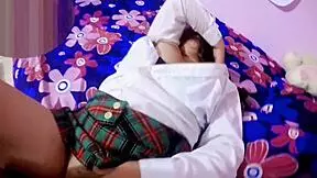 Hey, this old guy with the hot Mexican schoolgirl neighbor ends up fucking her ass in a real homemade scene.