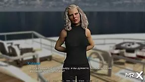 Waterworld E1 21: Tight Swimsuit Sex in Cabin