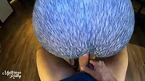 Mysteriouskathy in leggings ready for doggystyle cum