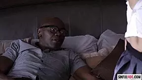 big black dick impales her snatch 😈