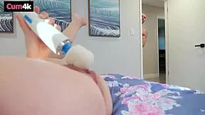 Tight brunette gets cum inside
