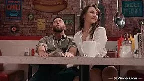 Gen Z girl gives Boomer a public handjob