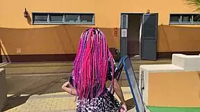 we’re filming a wild vacation video with intense hard spanking