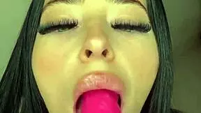 Horny British Girlfriend Squirts During Webcam Orgasm.