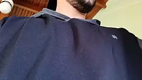 Home from exercising, alone—masturbate deliciously?