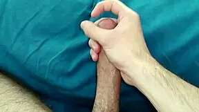 Young Amateur Masturbates To Huge Cum On Bed?