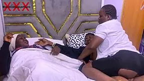 Hot Threesome In School Dorm: Watch Ebony Babe Bent Over For Big Ass Doggystyle?