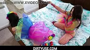 dirtyuse pride parade free use threesome with aubree valentine and kimmy kim