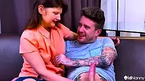 Milf and Tattooed Man Share Hardcore British Passion! 🔥