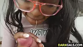 Gorgeous thief Ellie gets strip searched after detention.